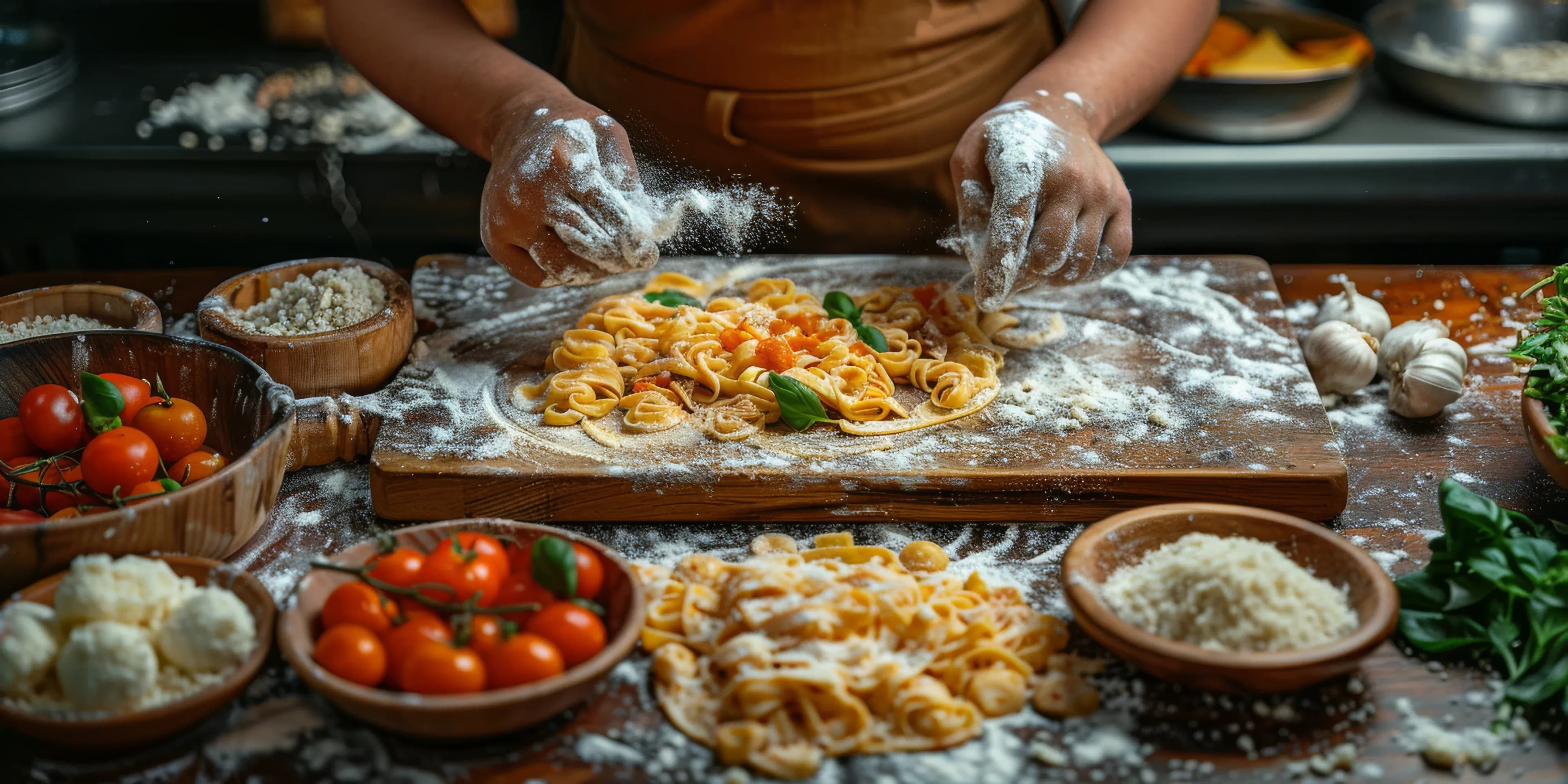 Market Tour and Pasta Cooking Class